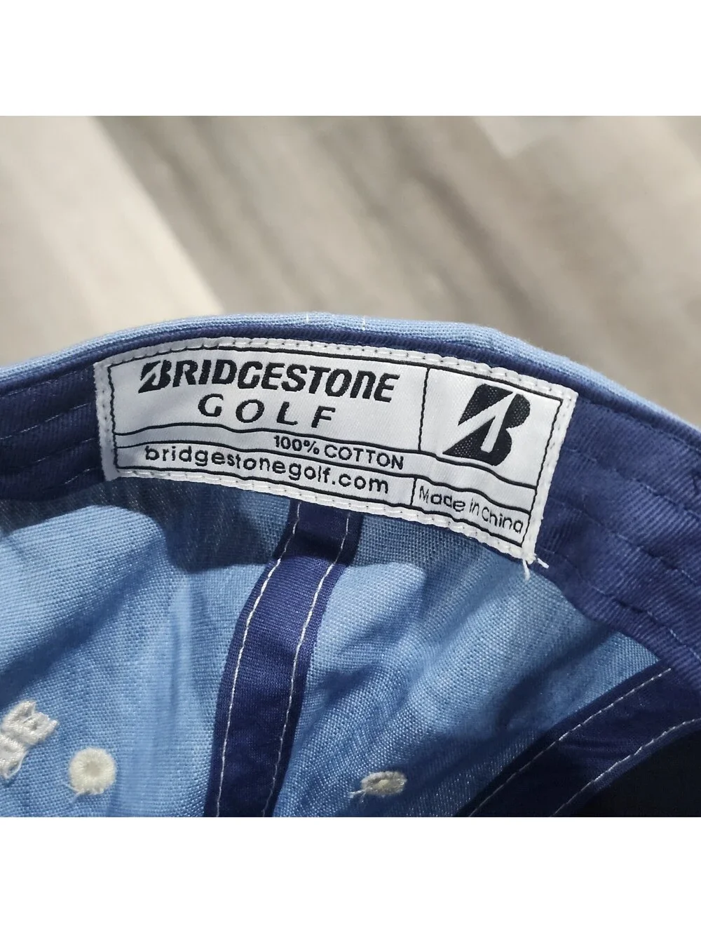 Bridgestone Golf Hat Cap Strapback Logo Classic Casual Preppy Sport Cotton